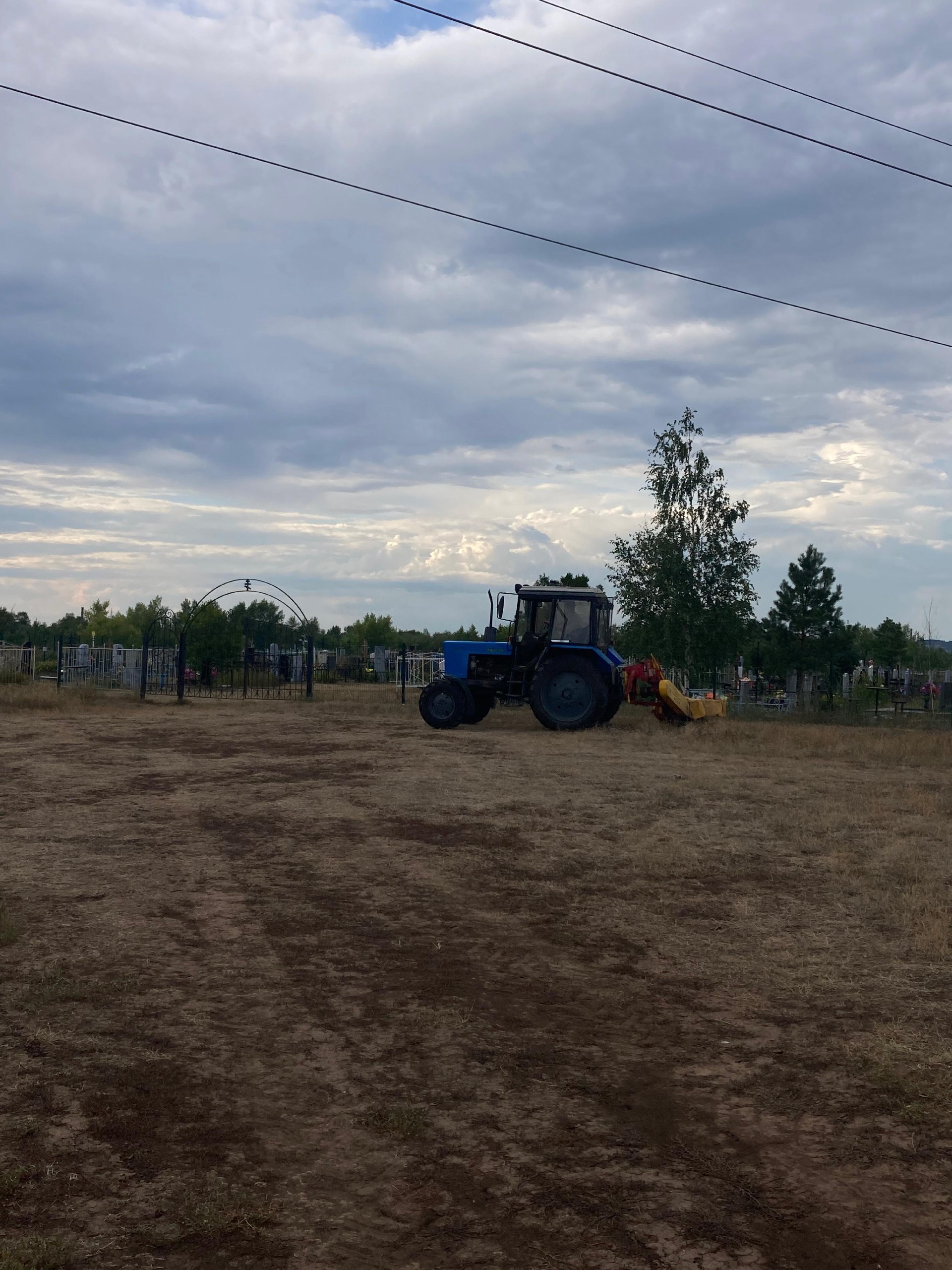 Благоустройство территории кладбища с. Филипповка.