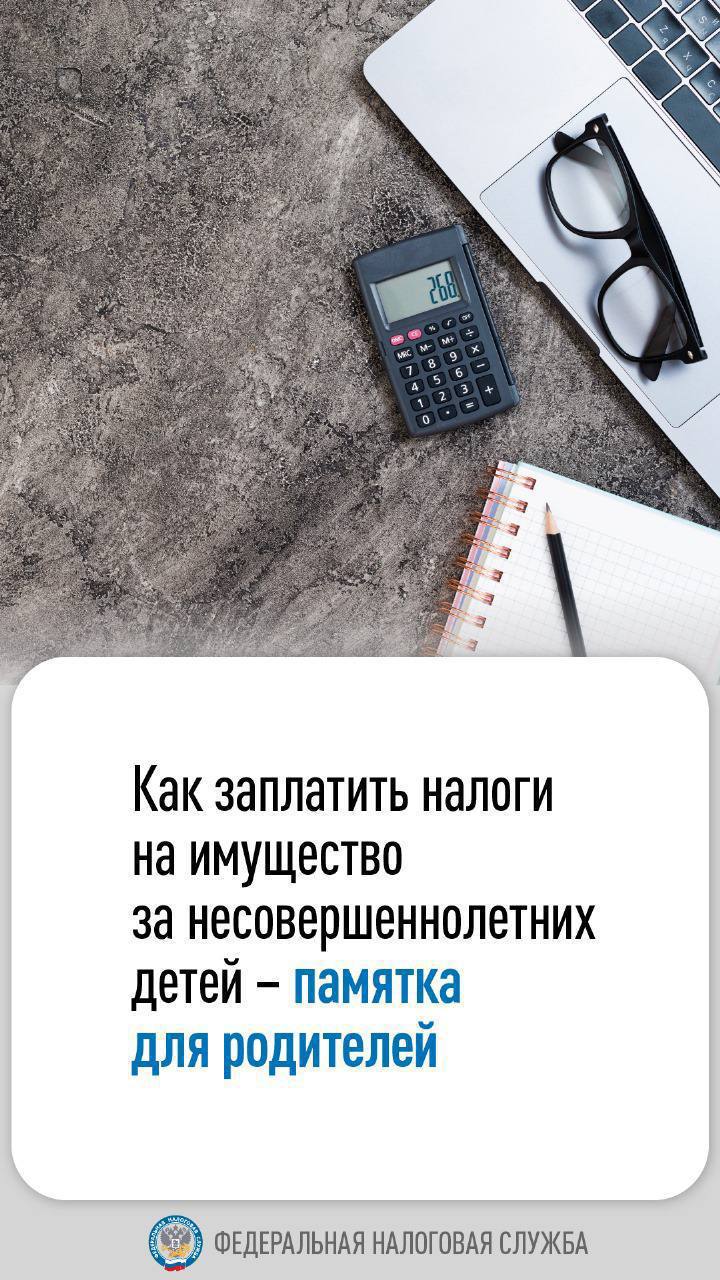 Как заплатить налоги на имущество за несовершеннолетних детей – памятка для родителей.